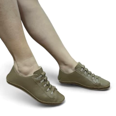 Tênis de Couro Marrom - 13900 - West Shoes