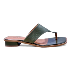 Tamanco Verde - 13764 - West Shoes