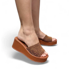 Anabela Caramelo - 13792 - West Shoes