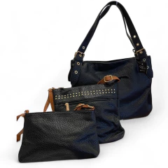 15010 Kit 3 Bolsas Pretas