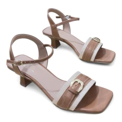 Sandália Caramelo/Rafia - 13823 - West Shoes