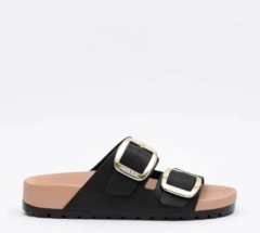 Chinelo Petite Jolie Lovin' Flat Preto/Mocca 13395 - comprar online