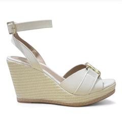 Anabela Off White - 13772 - West Shoes