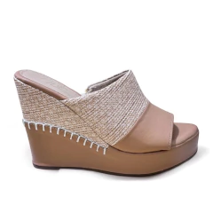 Sandália Plataforma Nude - 13740 - comprar online