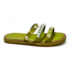 Papete Verde Spikes - 13794 - West Shoes