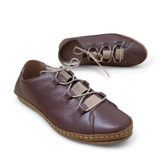 Tênis de Couro Café/Capuccino - 13815