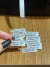500 Etiquetas de cetim 1x3 - Louise Mary Bowtique ®