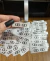 500 Etiquetas 1x4 bandeirinha só logo/símbolo ou iniciais. - comprar online
