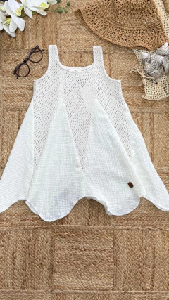 VESTIDO PHILOMENA CRUDO - comprar online