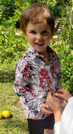 CAMISA BARBADOS TROPICAL - Pinina Kids Boutique