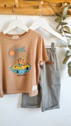 REMERA CHILL TOSTADO