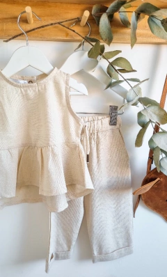 CAMISOLA NOEL CRUDO - Pinina Kids Boutique