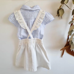 VESTIDO JUANA BLANCO - Pinina Kids Boutique