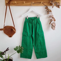 PANTALON CARGO VERDE