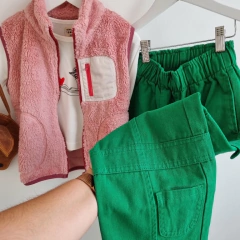 PANTALON CARGO VERDE - comprar online