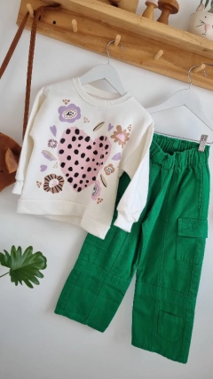 PANTALON CARGO VERDE en internet