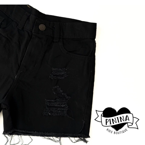 SHORT JEAN MEGAN NEGRO - comprar online