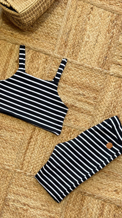 TOP VITTO RAYADO BYN - comprar online