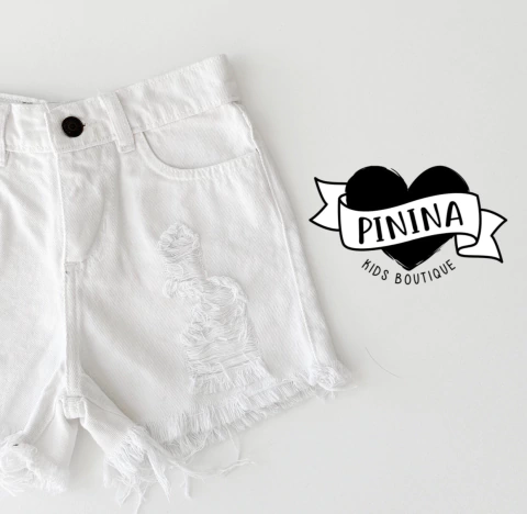 SHORT JEAN MEGAN BLANCO - comprar online