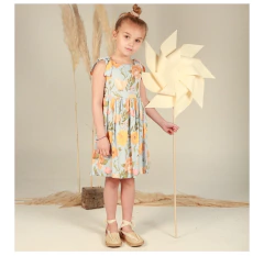 VESTIDO MAGNOLIA CELESTE