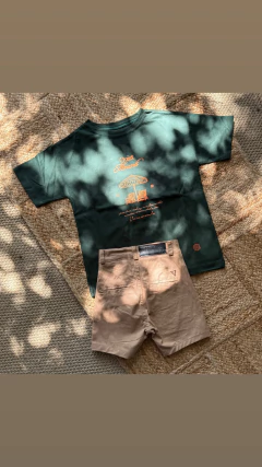 REMERA OVERSIZE REPOSERA SUMMER VERDE - comprar online