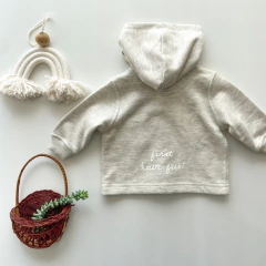 CAMPERA LOVE BEIGE - comprar online