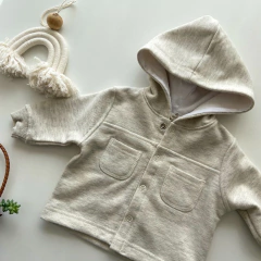 CAMPERA LOVE BEIGE - Pinina Kids Boutique