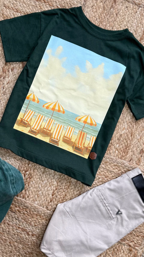 REMERA OVERSIZE COCO SUMMER VERDE - comprar online