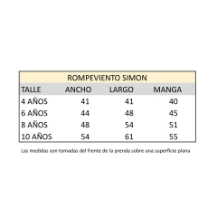ROMPEVIENTO SIMON AZUL en internet