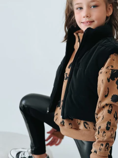 LEGGING LEATHER NEGRA - comprar online