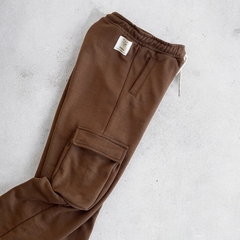 PANTALÓN POCKET- MARRÓN - Pinina Kids Boutique
