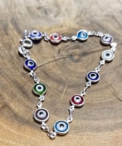 PULSEIRA OLHO GREGO COLORIDOS