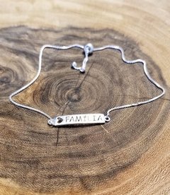 PULSEIRA EM PRATA 925 FAMILIA