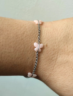 Imagen de Pulsera roló con mariposas
