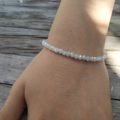 Pulsera Blanca de cristales