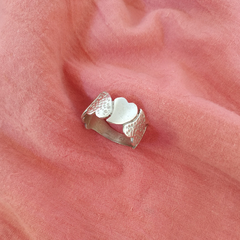 Anillo Guarda de corazones Plata 925 - comprar online