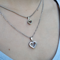 Dije corazón calado (no incluye cadena)
