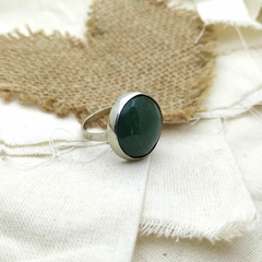 anillo Cuarzo verde