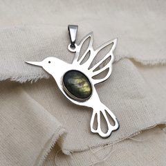 Colibrí con Piedra natural - tienda online