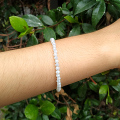 Pulsera de cristales tono opalina - comprar online