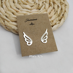 Plata 925 Aros alas - comprar online