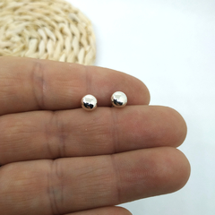 Plata 925 Aros media esfera - comprar online