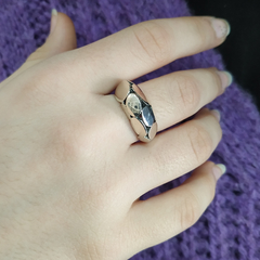 Plata 925 Anillo rocas Mod47 - comprar online