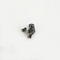 Aro pasante solitario estrellas multicolor - comprar online