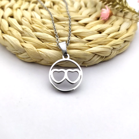 Dije Circulo dos corazones (No incluye cadena)