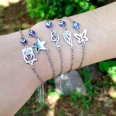 Pulsera centro formita + ojo turco
