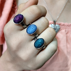 Anillo gema brillante