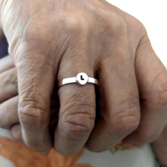 Plata 925 Anillo mini inicial - comprar online
