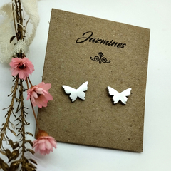 Aros maripositas lisas pasantes