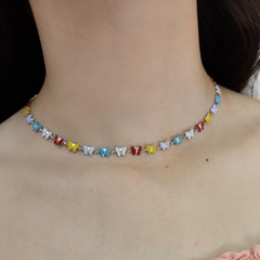 Collar mariposas esmaltadas